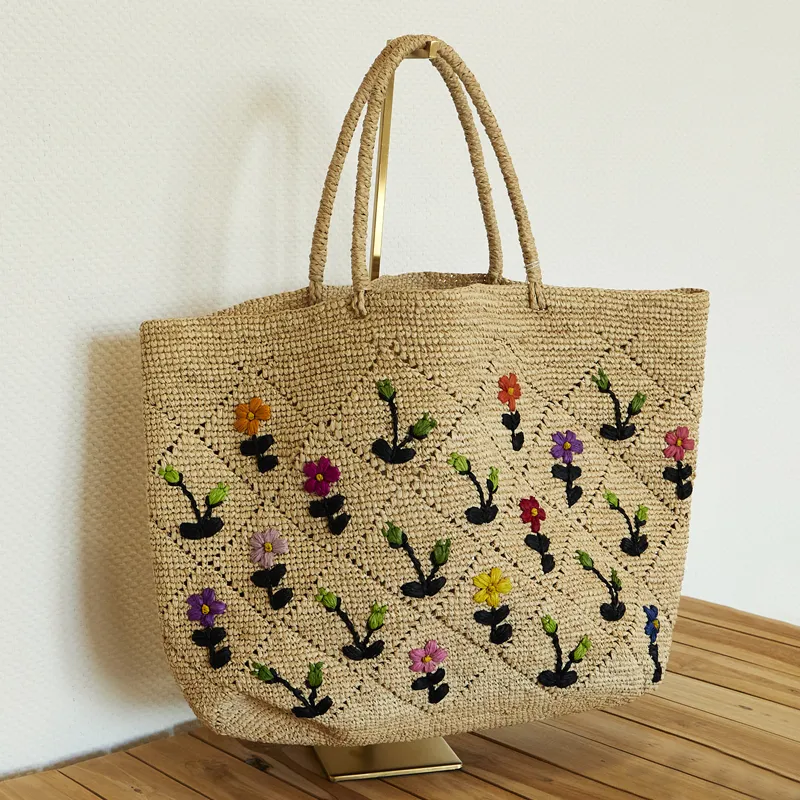 Handgemaakte tas van Lolo Deco - Sac fleur