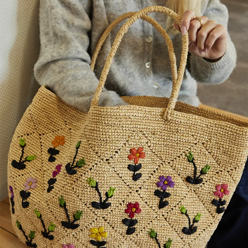Handgemaakte tas van Lolo Deco - Sac fleur