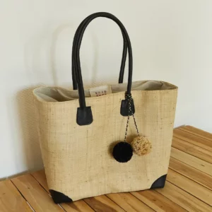 Handgemaakte tas van Lolo Deco - Natural