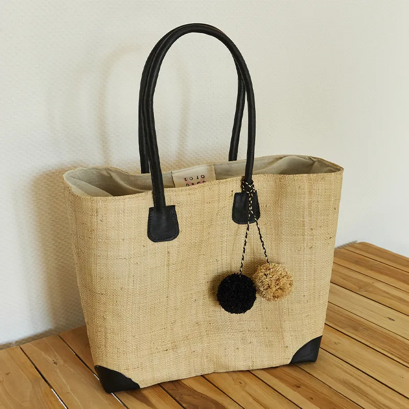 Handgemaakte tas van Lolo Deco - Natural